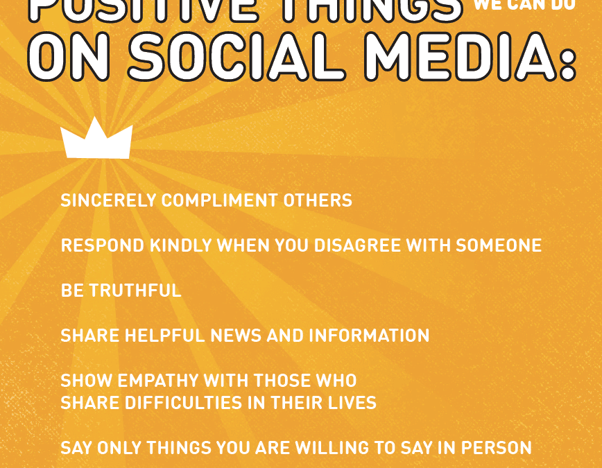 Positive Things We Can Teach Our Kids to Do on Social Media